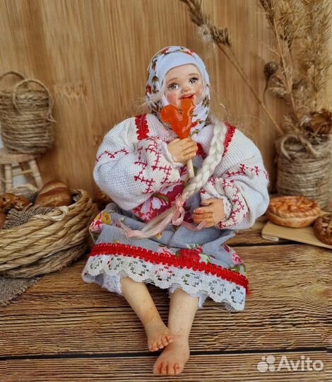 Интерьерная кукла ручной работы