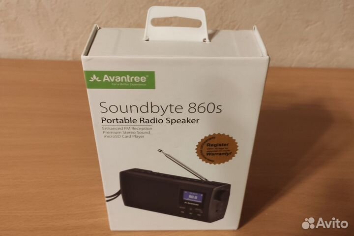 Портативная акустика Avantree Soundbyte с FM и MP3