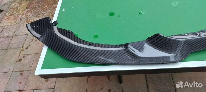 Передняя губа Bmw M4 M3 cs