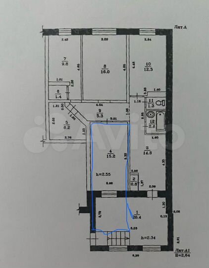 Свободного назначения, 20м²