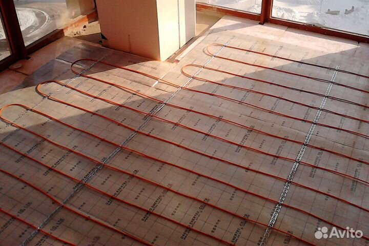 Нагревательный кабель под плитку 7,5-10м²