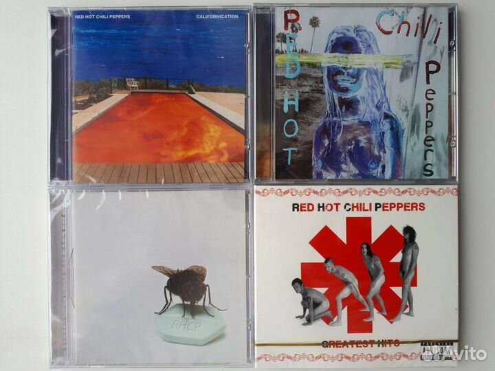 CD диски Nirvana, Red Hot Chili Peppers