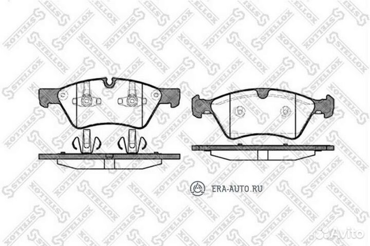 Stellox 1190000SX Колодки дисковые п. MB W164/W251