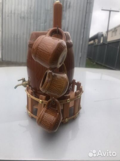 Керамический бочонок сувенирный