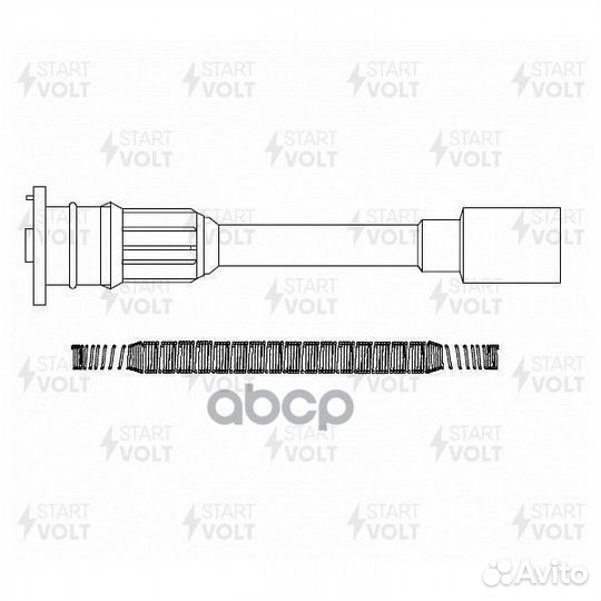 Наконечник высоковольтных проводов mazda 323 98