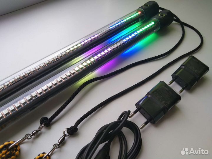 Пиксельные пои для светового шоу (Led poi) 54