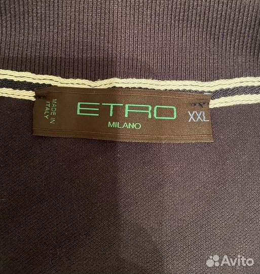 Etro поло, футболка новая