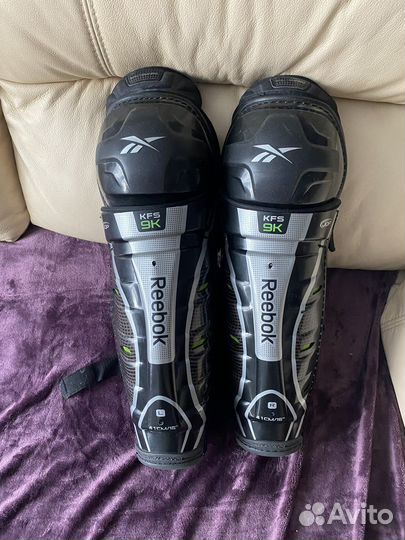 Щитки хоккейные reebok 9k 16/41cm