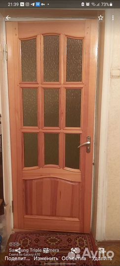 Дверь деревянная б/у