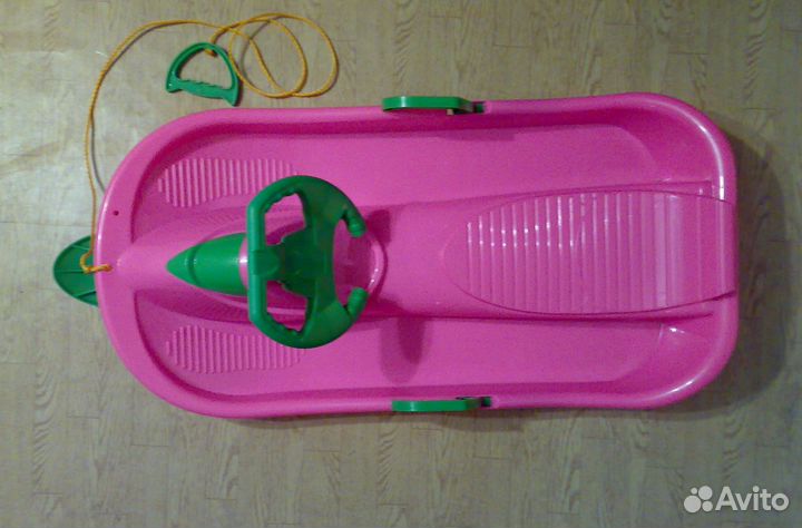 Санки ледянки с рулём