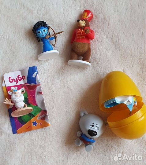 Игрушки киндер,чупа чупс бегемоты,миньон,свит бокс