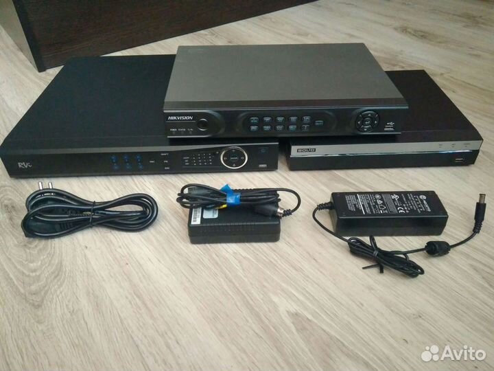 Видеорегистраторы RVI, Bolid, HIKvision