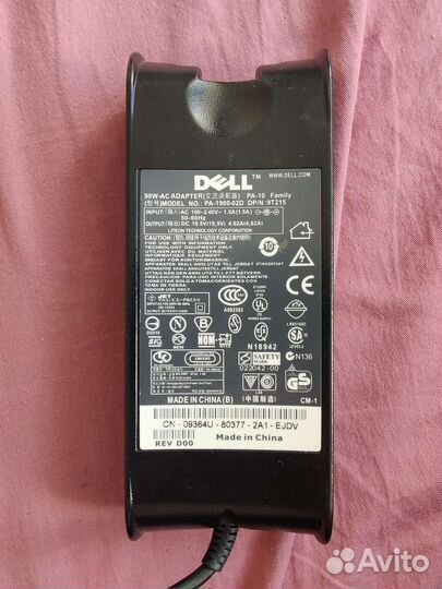 Блок питания для ноутбука Dell 90 Ватт