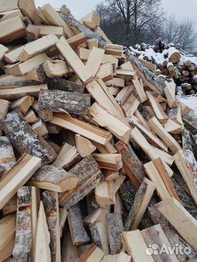 Дрова колотые дуб,береза,перемешка