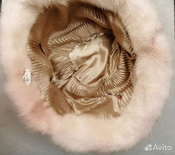 Шляпа цельно-меховая из меха норки