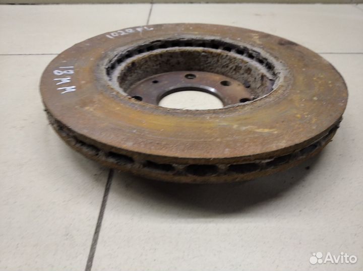 Диск тормозной передний вентилируемый Aveo (T200)