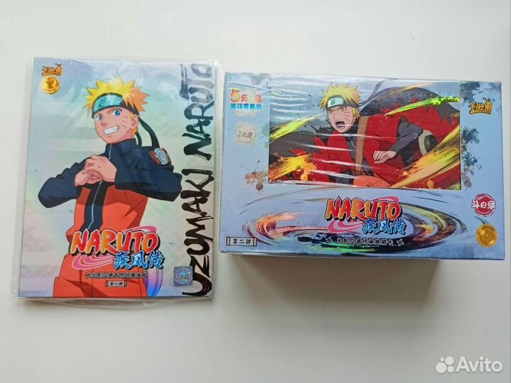Премиум бокс с карточками наруто T3W2 + альбом