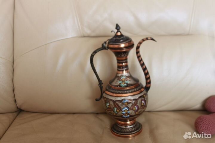 Ваза Бронза ручная работа. инкруста