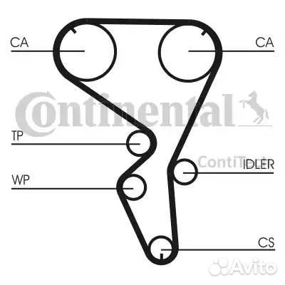 Ремкомплект грм (с водяным насосом) citroen C3/C4
