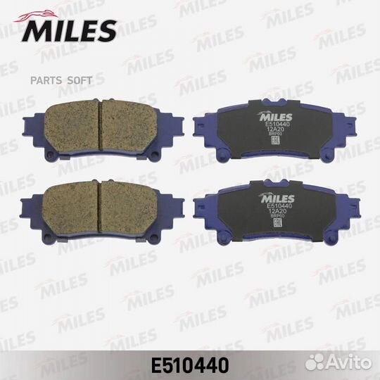 Miles E510440 Колодки тормозные lexus RX 350/450h