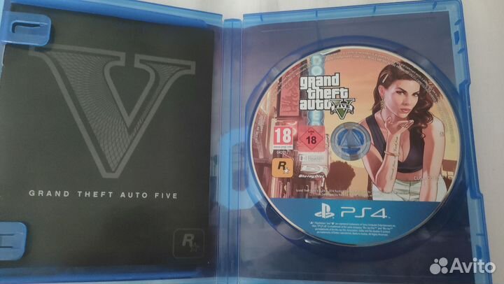 Игра Grand Theft Auto 5 (PS4) диск