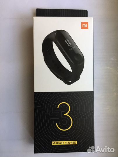 Фитнес-браслет Xiaomi Mi Band 3, черный