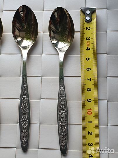 Набор мельхиоровых ложек СССР чайно-кофейных