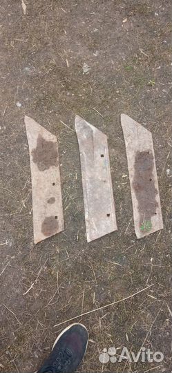 Лемеха для плуга 3 шт