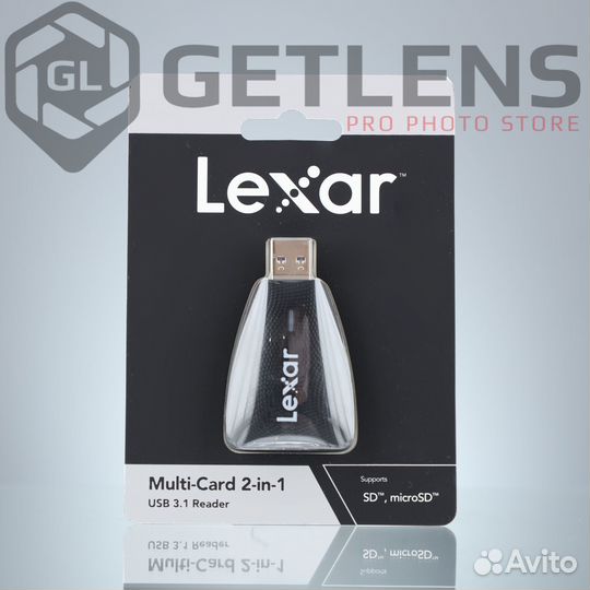 Картридер Lexar Multi-Card 2-in-1 USB 3.1 Reader