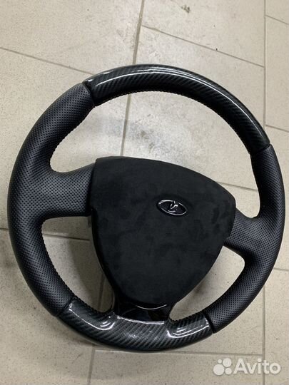 Руль priora 2 с подушкой