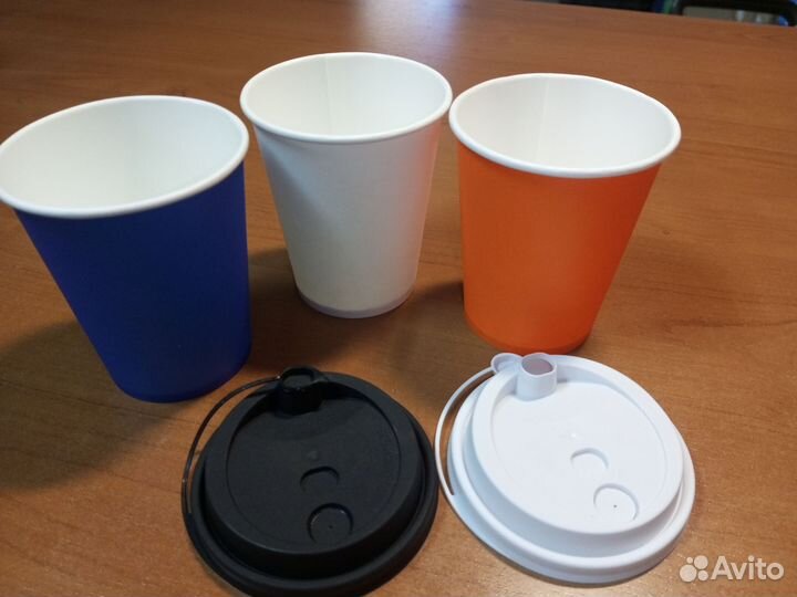 Бумажные стаканы для кофе 250 мл