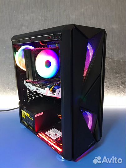 Игровой PC IntelXeon E5-2689/SSD/8Gb/RX570 8Gb