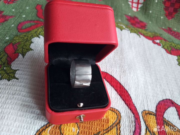 Кольцо стальное СССР. Размер 16,5 - 17