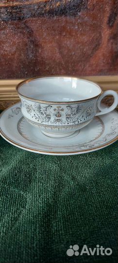 Антикварная чайная пара.19 век Россия