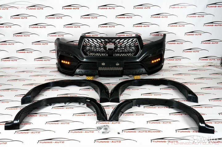 Бампер передний Toyota HiLux стиль Woda