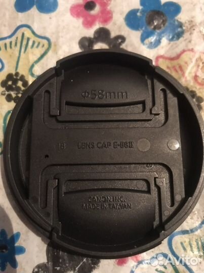 Крышка для объектива canon