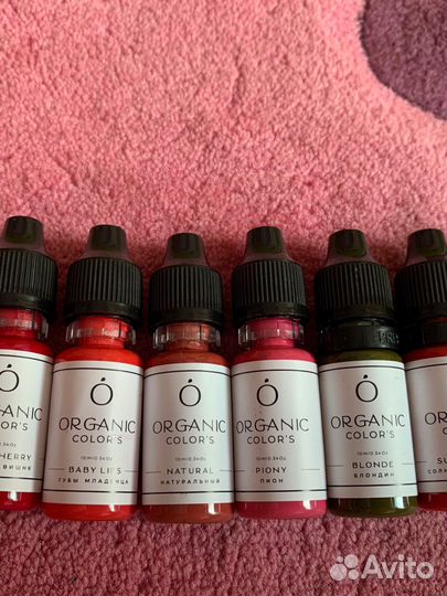 Пигменты для перманентного макияжа класса lux