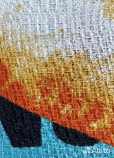 Полотенце банное вафельное