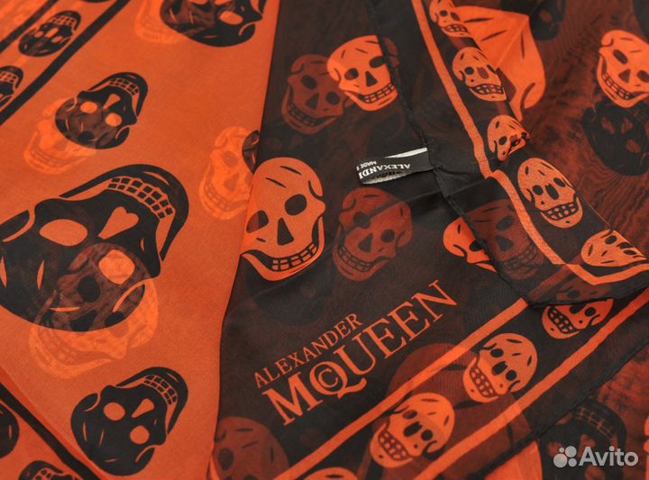 Alexander mcqueen mqueen шарф платки палантины