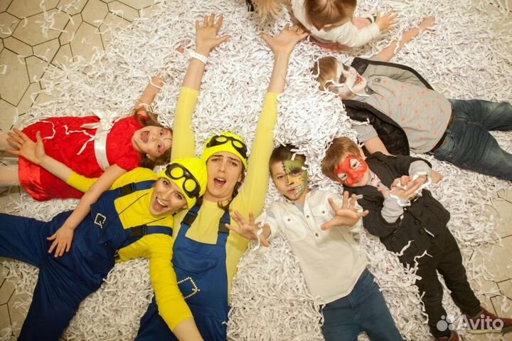 Аниматоры/Лазертаг/Квесты/Детский день рождения