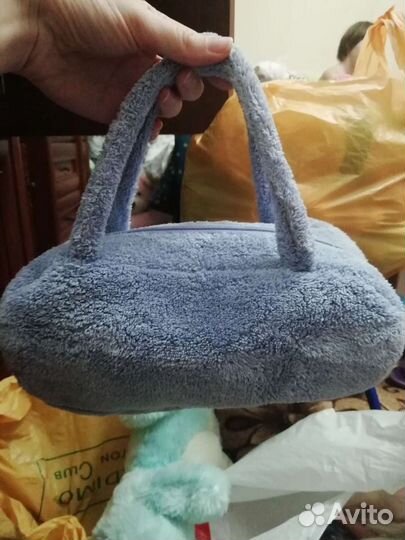 Продам классную мягкую махровую сумочку для девочк