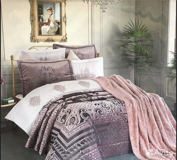 Белье постельное с покрывалом