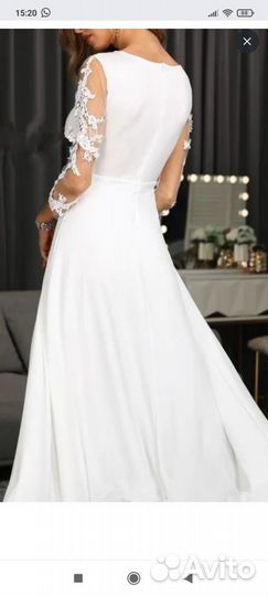 Свадебное платье новое 48 р