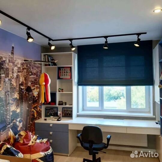 Римские шторы с учётом карниза на заказ