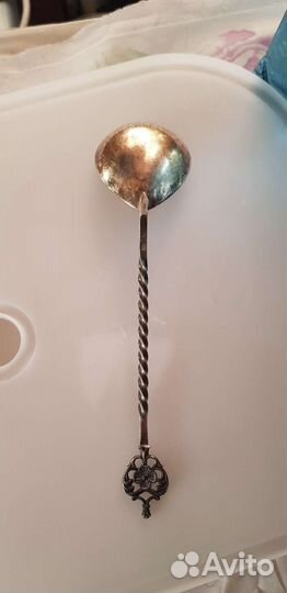 Салатная ложка серебро