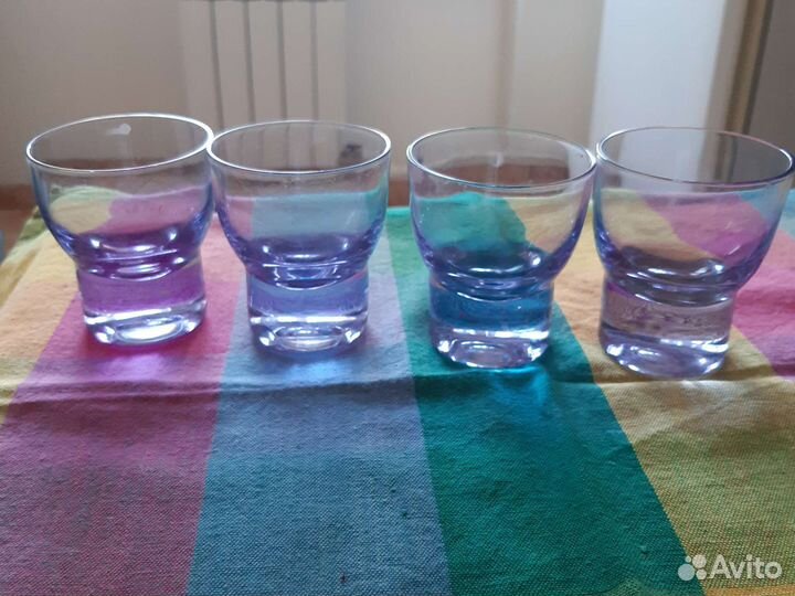 Бокалы, рюмки, стопки, масленка СССР