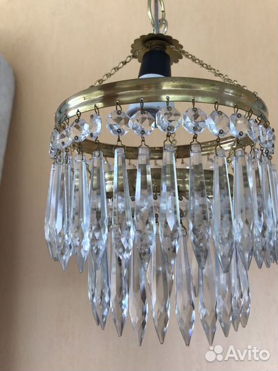 Светильник подвесной 2 шт люстра винтаж