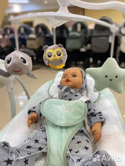 Электронные качели Star (0-9 кг) мятный