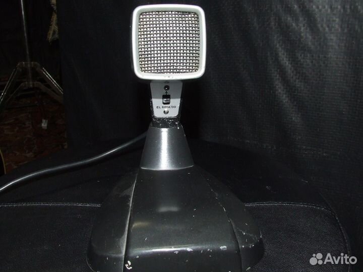 Винтажный динамический микрофон Philips EL 6014