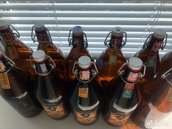 Бутылки бугельные 1 л